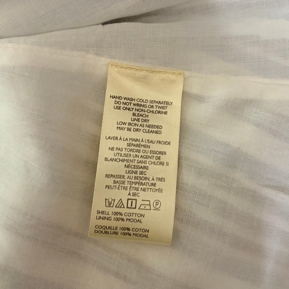 Anthropologie MAEVE Mona Tie Waist Shirt Dress Blue White Stripe Maxi Medium - Picture 15 of 16